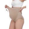 Boguish Women's Maternity Underwear High Waist Pregnancy Soft Seamless Shapewear