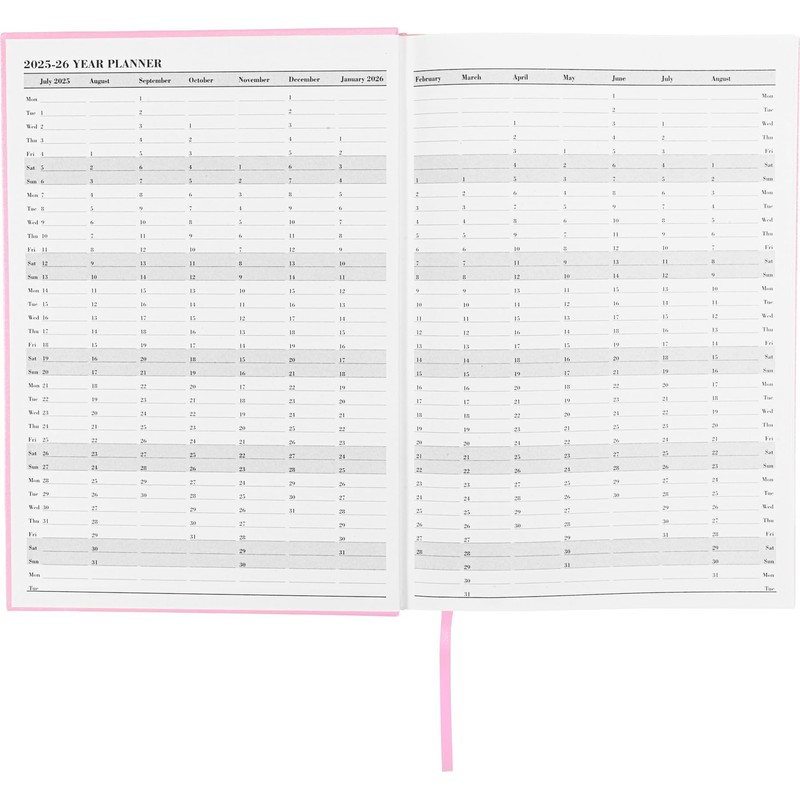 Star Note 2025-2026 A5 Page a Day Academic Diary School