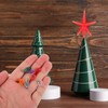 VOSAREA 103pcs Ceramic Tree Replacement Bulbs Lights Flame and Star