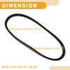 Partuto Drive Belt Motorcycle V-Belt for Yamaha Kazuma 50cc 70cc