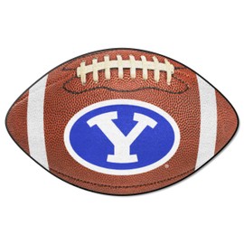 FANMATS 3276 BYU Cougars Football Rug - 20.5in. x 32.5in. | Sports Fan Home Decor Rug and Tailgating Mat