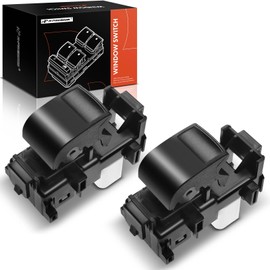 A-Premium Power Window Switch Compatible with Scion iM, tC, xB, xD & Toyota Camry, Corolla, FJ Cruiser, Highlander, Matrix, Prius, RAV4, Sequoia, Tacoma, Yaris, Tundra, 2-PC, Rear Left and Right