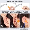 Pack Reusable Hearing Noise Cancelling Safety Earplugs Mowing Ear Plugs