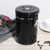 Stainless Steel Sealed Canister Coffee Bean Flour Sugar Container Holder