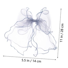 Baluue Bow Hairpin Headdress Flower Hair Clip Bridal Wedding Bow Women Hair Accessory