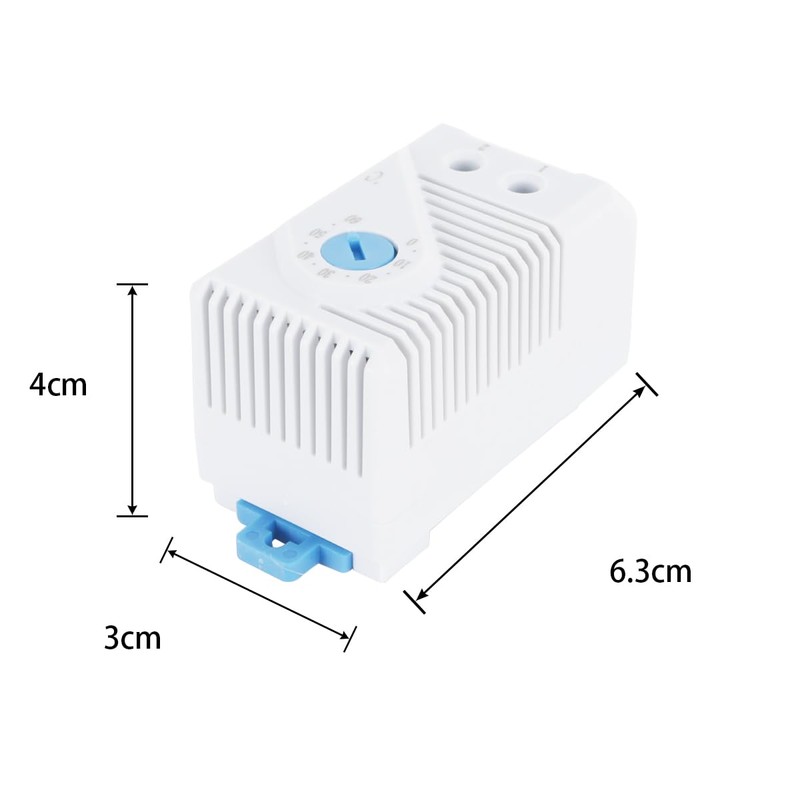 Alide 0-60 ℃ Compact Thermostat, Adjustable Mechanical Electric Temperature Controller