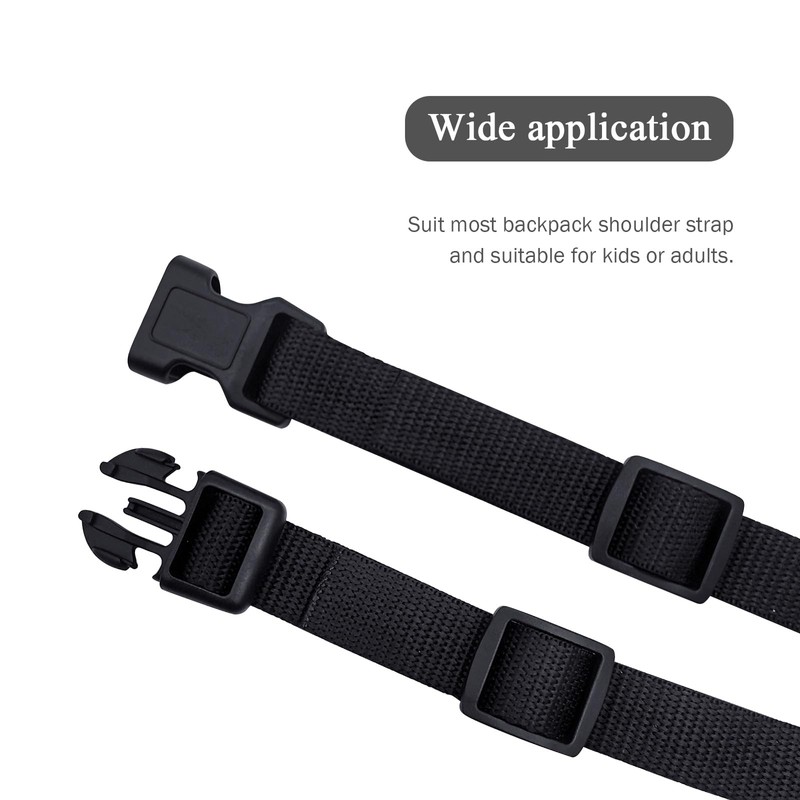 Medsuo Adjustable Backpack Chest Strap Replacement Backpack Waist Strap Sternum