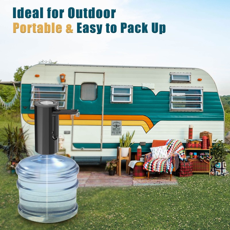5-Gallon Water Bottle Pump Dispenser: YISH Electric Water Dispenser Pump