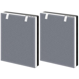 Vital 100 Replacement Filter for LEVOIT Vital 100 Air Purifier, Funmit 3-in-1 H13 True HEPA High-Efficiency Activated Carbon Filter, Compared to Part # Vital 100-RF, 2 Pack