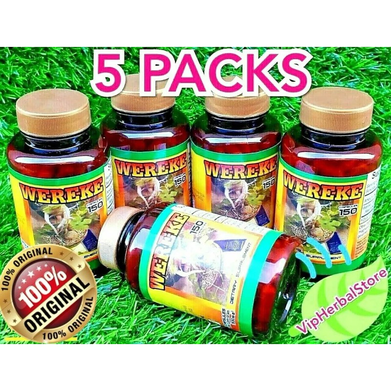Vida Herbal (5) WEREKE 750 Capsules Wereque (Maximowisda Sonorae) 100%