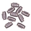 Richintol Wig Clips,32mm 9-Teeth I-Shape Extension Snap Clips for DIY