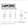 Hawkeng 4mm (M4) Nylon Spacers Standoff Washers (12 Pack) 4