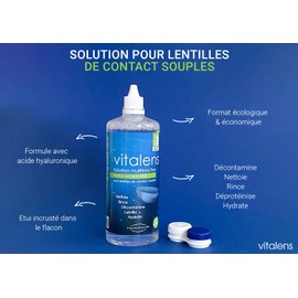 vitalens – Multifunktions-Lösung für Kontaktlinsen Eco 400 ml