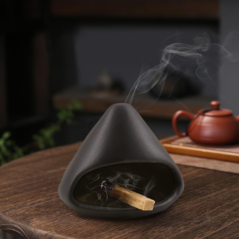 Yawlsow Palo Santo Holder Burner, Charcoal Bakhoor Incense Burner,Smudge Bowl,Sage