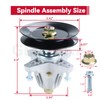 GELASKA 3 Pack 918-06978 Spindle Assembly with 756-05034A Idler Pulley