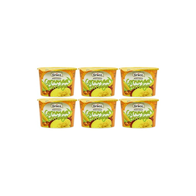 (Pack of 6) Grace Instant Cornmeal Porridge 60g