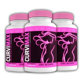 Curvimax Cápsulas Aumenta Glúteos Y B De Manera Natural Sin Sabor