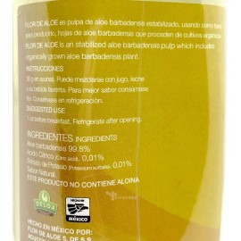 Pulpa De Aloe Vera 100 Aloe Barbadensis Sábila Natural                                                                                                
