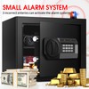 1.6 Cub Fire Proof Safe for Home Documents, Anti-Theft Digital
