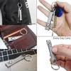 VOGARB Keychain Nail Clippers for Men Fingernail and Toenails, Portable