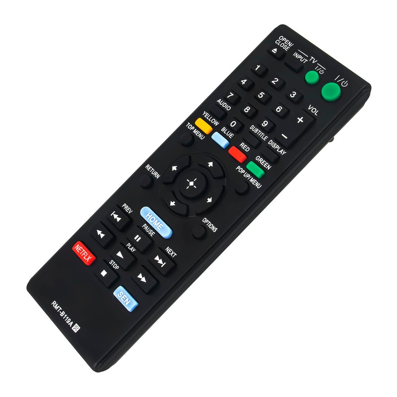 RMT-B119A RMTB119A Replaced Remote Fit for Sony Blu-ray Disc Player