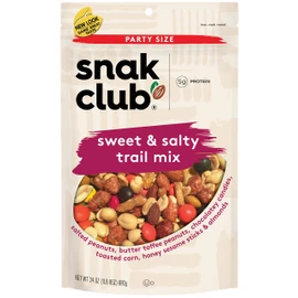 Snak Club Sweet & Salty Trail Mix, Purple Label, 24 Ounce