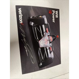 2019 Signed Will Power Hero Card INDYCAR Indy 500 W/ COA