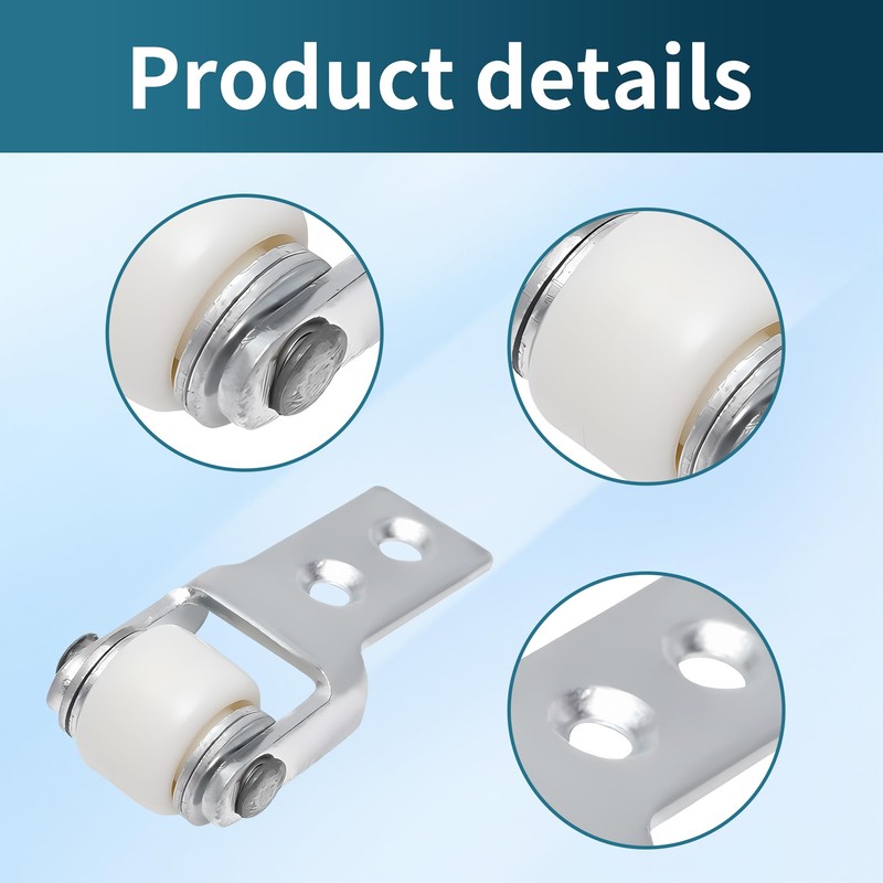 8 Pack 15mm Dia Wheel Sliding Door,Wheel Sliding Door Track