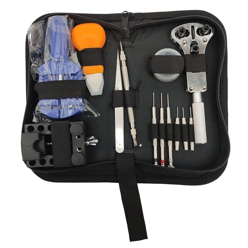 TECHTONGDA 13Pcs Watch Repair Tools Set Kit Opener Remover Spring
