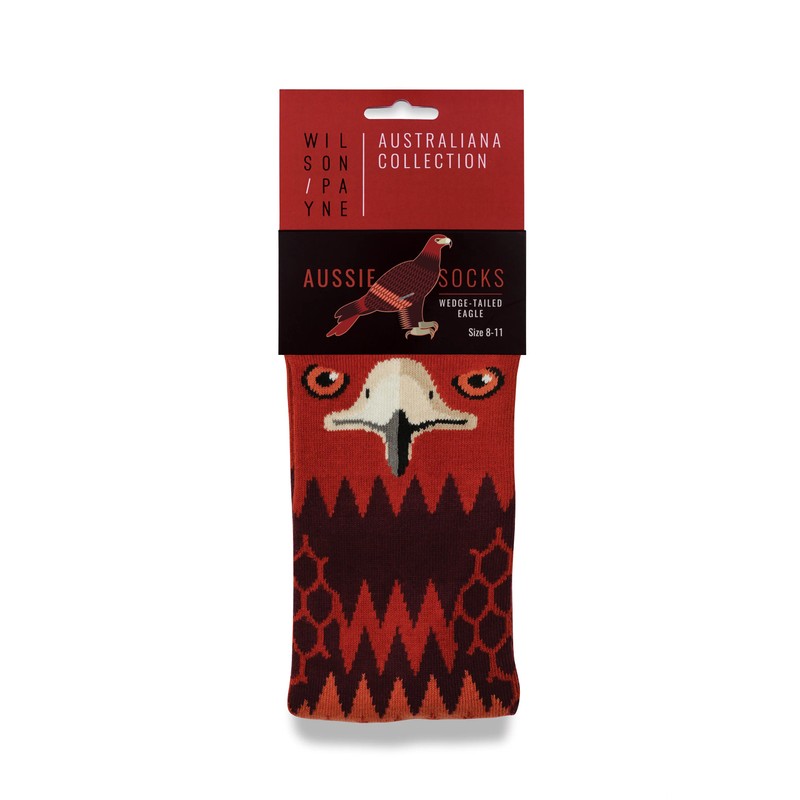 Wilson Payne Down Under Socks - Wedge-Tailed Eagle, 2-8
