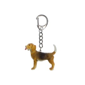 Miniblings Beagle Dog Key Ring Chain Animal House Dogs Pet