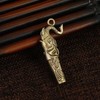 Comimark 3 pc Unique Metal Brass Dragon Animal Whistle Pendant