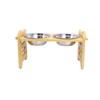 Cat Bowls Elevated Dog Bowls with Stand Adjustable Raised Dog