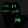 Do Not Disturb I'm Gaming Socks Novelty Gamer Socks Funny
