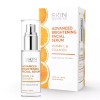 SKIN AESTHETICS ADAVANCED BRIGHTENING FACIAL SERUM VITAMIN C&COLLAGEN 1.69 FLOZ