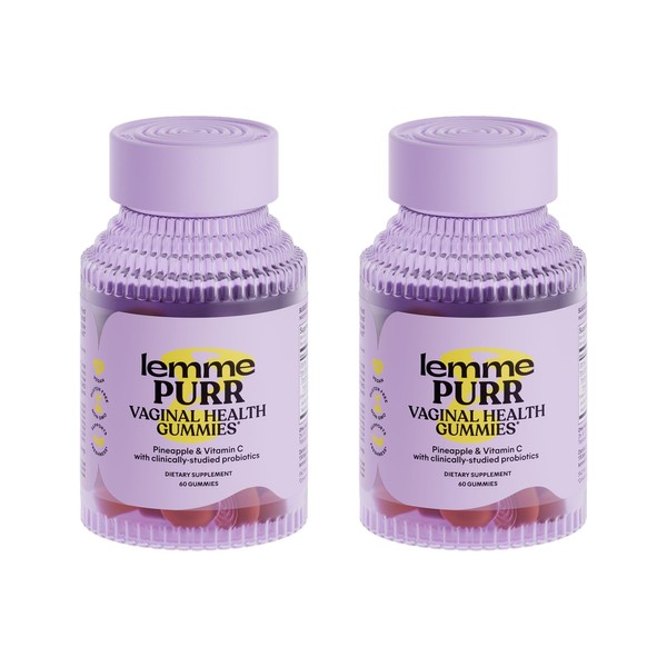 Lemme Purr Vaginal Probiotic Gummies for Women - Balanced pH,
