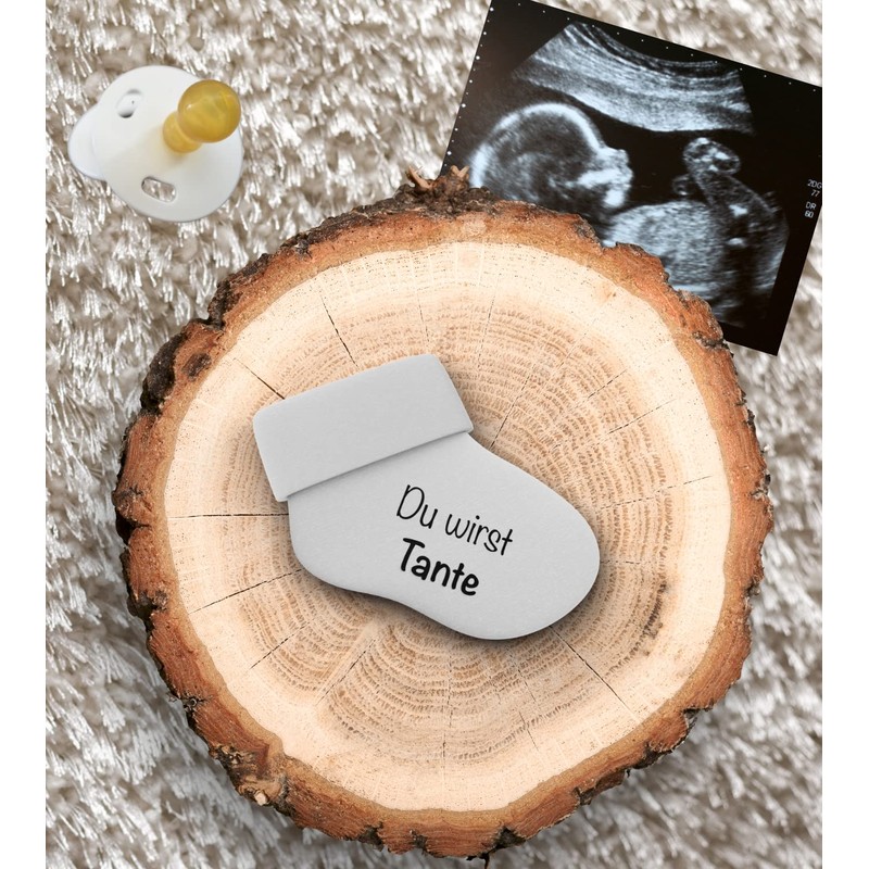 bunnyboo Pregnancy Announcement - Baby Socks with Various Prints and