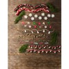 Mud Pie Christmas Gnome Wool Garland, Red