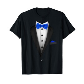 Tuxedo with bow tie for weddings and special occasions, black