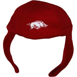 Creative Knitwear University of Arkansas Razorback Polar Fleece Chin Strap Beanie
