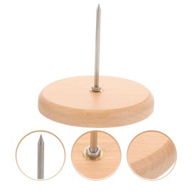 Lurrose Paper Spike, Receipt Holder Receipt Spike for Restaurant Bill Fork Wooden Receipt Spike Holder Check Spindle Memo Spike Ticket Spindle for Supermarket Checkout Counter Accountant
