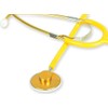 TRAD colour single head stethoscope, yellow colour, lightweight aluminium frame