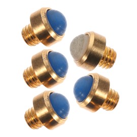 WOONEKY 5pcs Scissor Mufflers Haircutting Scissor Noise Reducer Metal Shear Shear Bumper for Hairdresser Use Random Color