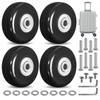 KENPOJO Pack of 4 Suitcase Castors, 50 mm Luggage Replacement