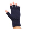 USB Warmer Heated Gloves Flip Half Fingerless Electronic Knitted Hand