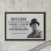 JSC386 Winston Churchill Success Classroom Poster | 18-Inches by 12-Inches