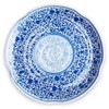 Q Squared Heritage BPA-Free Melamine Large Serving Platter, 16-Inches, Blue