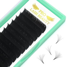 Easy Fan Volume Lashes C-0.05-15-20 Volume Lash Extensions .03 .05 .07 .10 Rapid Blooming Lashes 9 to 20 mm Mega Volume Lash Extensions C D curl Flowering Lash Extensions(C-0.05,15-20mix)