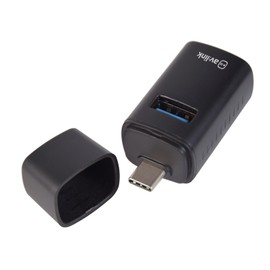 AV:Link | 3 Port USB Mini Hub USB Type-C Plug to 3 x USB-A ports | Add up to 3 More USB devices to your laptop, PC, or Smart Device | Lightning Fast Data Transfers