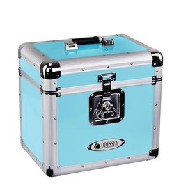 Odyssey Vintage Series Sky Blue 12" Vinyl Records or LP Case, Holds 70 PCS